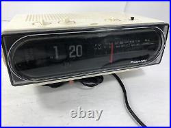 Vintage Flip Clock 2 LOT Sony Digimatic TFM-C380W Panasonic RC-6010 PARTS REPAIR