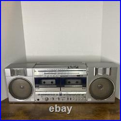 Vintage For Parts Sharp GF-500 Vintage Ghetto Blaster Boombox Radio Cassette