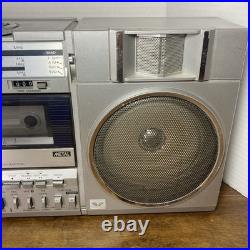 Vintage For Parts Sharp GF-500 Vintage Ghetto Blaster Boombox Radio Cassette