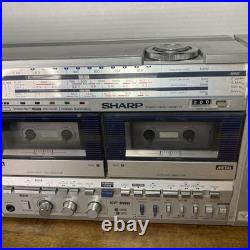 Vintage For Parts Sharp GF-500 Vintage Ghetto Blaster Boombox Radio Cassette