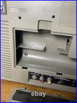 Vintage For Parts Sharp GF-500 Vintage Ghetto Blaster Boombox Radio Cassette