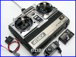 Vintage Futaba ATTACK 2NBL 27MHz Radio Set for Optima MID Ultima JRX2 JRXT RC10T