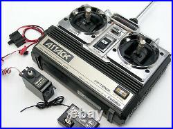 Vintage Futaba ATTACK 2NBL 27MHz Radio Set for Optima MID Ultima JRX2 JRXT RC10T