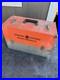 Vintage-GE-Radio-TV-Repairman-Tube-Caddy-Orange-Case-Toolbox-WithTubes-Parts-01-xlhr