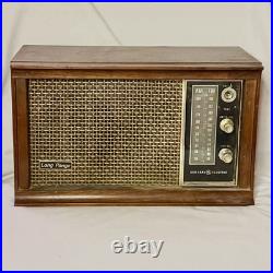 Vintage GE T265B AM FM Tube Radio General Electric Completely ORIGINAL WORKING