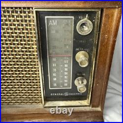 Vintage GE T265B AM FM Tube Radio General Electric Completely ORIGINAL WORKING