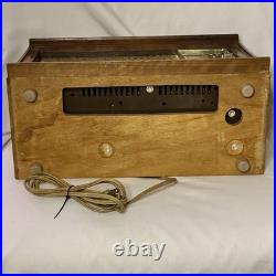 Vintage GE T265B AM FM Tube Radio General Electric Completely ORIGINAL WORKING