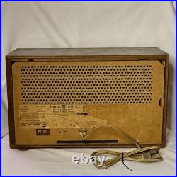 Vintage GE T265B AM FM Tube Radio General Electric Completely ORIGINAL WORKING