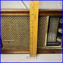 Vintage GE T265B AM FM Tube Radio General Electric Completely ORIGINAL WORKING