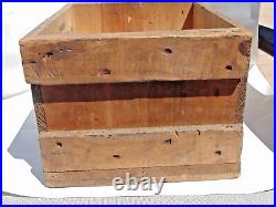 Vintage GENERAL RADIO CO. LABORATORY CAMBRIDGE MASS. Wood ADVERTISING box crate