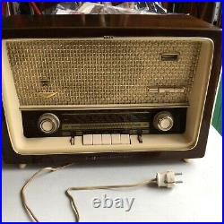 Vintage GRUNDIG werke model 2028 tube radio w. Germany Parts Repair nice
