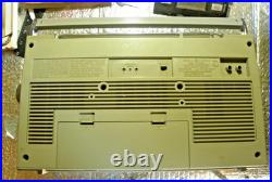 Vintage General Electric Boombox No 3-52454A AM FM Cassette For Parts or Restore