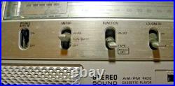 Vintage General Electric Boombox No 3-52454A AM FM Cassette For Parts or Restore