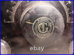 Vintage General Instrument Company New York Radio. Parts/untested