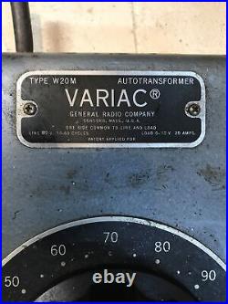 Vintage General Radio Variac, Adjustable Transformer AS-IS PARTS