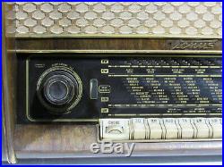 Vintage German Radio Loewe Opta Venus Missing Back Plate Cut Cord Parts/Repair