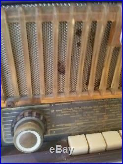 Vintage German Tube Radio PHILIPS PHILETTA BD263U Model for Parts/ Repair