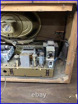Vintage Grundig 2077 Tube Radio Germany For Parts Repair