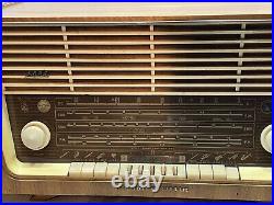 Vintage Grundig Majestic 4085 USA Luxury Tube Radio Parts Or Repair