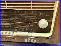 Vintage Grundig Majestic 4085 USA Luxury Tube Radio Parts Or Repair