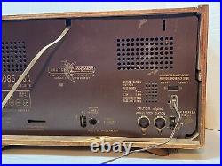 Vintage Grundig Majestic 4085 USA Luxury Tube Radio Parts Or Repair