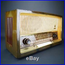 Vintage Grundig Majestic Model 2260 U Tube Radio-Made Germany Parts Restoration
