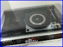 Vintage Grundig Studio 3010 Turntable AM/FM Cassette Player Parts or Repair
