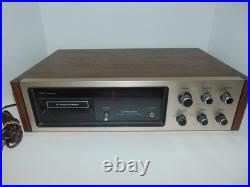 Vintage H-2000 Pioneer 8 Track Player withAM FM Radio For Parts or Repair-READ