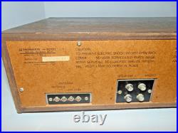 Vintage H-2000 Pioneer 8 Track Player withAM FM Radio For Parts or Repair-READ