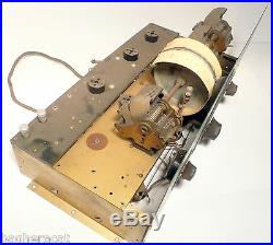 Vintage HOMEBREW / KIT RADIO CHASSIS w GOOD KNOBS, BRASS PLATES, & PARTS