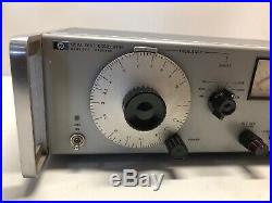 Vintage HP Agilent Keysight 652A Test Oscillator 10 MHz HAM RADIO PARTS