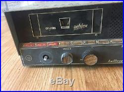 Vintage Hallicrafters CB Radio CB-3A With 8 Crystals Xtals For Parts Or Repair