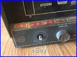 Vintage Hallicrafters CB Radio CB-3A With 8 Crystals Xtals For Parts Or Repair