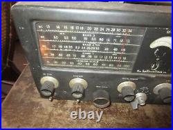 Vintage Hallicrafters Co SX-71 Radio Receiver-for parts or repair