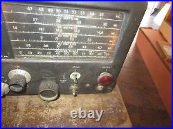 Vintage Hallicrafters Co SX-71 Radio Receiver-for parts or repair