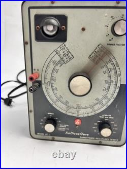 Vintage Hallicrafters HC-1 Capacitance Resistance Tester 12AU7 Tube Parts/Repair