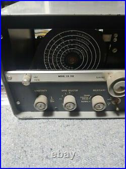 Vintage Hallicrafters Model SX-110 Shortwave Ham Radio Receiver for Parts Repair