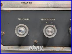 Vintage Hallicrafters S-108 Shortwave Ham Radio PARTS / REPAIR Receiver Tube AM