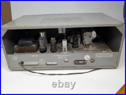 Vintage Hallicrafters S-108 Shortwave Ham Radio PARTS / REPAIR Receiver Tube AM