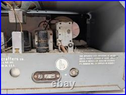 Vintage Hallicrafters S-108 Shortwave Ham Radio PARTS / REPAIR Receiver Tube AM