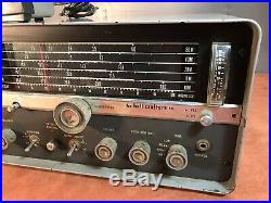 Vintage Hallicrafters SX 110 Ham Radio Receiver Parts Restore Untested