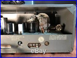Vintage Hallicrafters SX 110 Ham Radio Receiver Parts Restore Untested