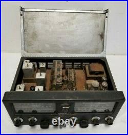 Vintage Hallicrafters SX-71 Ham 5 Band Radio Receiver for Restoration or Parts