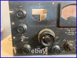 Vintage Hallicrafters Super Skyrider Receiver SX-28 WW2 1940s PARTS REPAIR ONLY