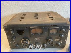 Vintage Hallicrafters Super Skyrider Receiver SX-28 WW2 1940s PARTS REPAIR ONLY