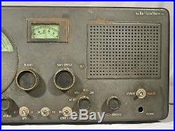 Vintage Hallicrafters model S 40B Radio Receiver for parts or repair