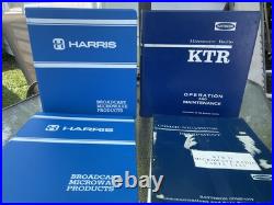 Vintage Harris MICROSTAR 7 M60354 KTR II Raytheon Microwave Radio Lot Cold War