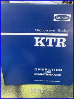 Vintage Harris MICROSTAR 7 M60354 KTR II Raytheon Microwave Radio Lot Cold War