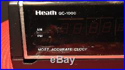 Vintage Heath / Heathkit Most Accurate Clock Model GC-1000 for parts or repair