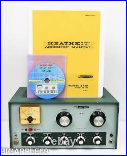 Vintage Heathkit DX-60B AM CW Tube Ham Radio Transmitter For Parts / Restoration